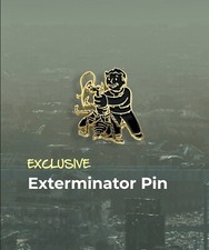 FALLOUT « EXTERMINATOR PERK PIN » Home Base Thème LootCrate Gaming Exclusive