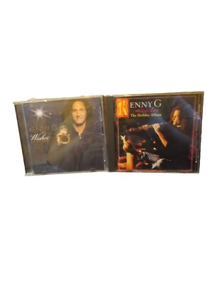 Kenny G Miracles Wishes Christmas Holiday Albums CDs Lot of 2 CDs Saxophone