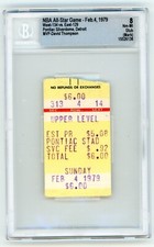 1979 NBA ALL STAR GAME TICKET STUB DAVID THOMPSON MVP rare old basketball