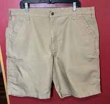 Carhartt Carpenter Shorts Men's Size 42 Original Fit Work Canvas Light Brown NWT