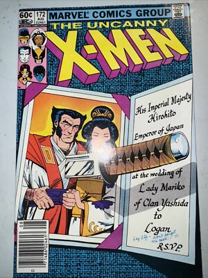 The Uncanny X-Men #172 (Marvel Comics August 1983) 9.0 + Near Mint