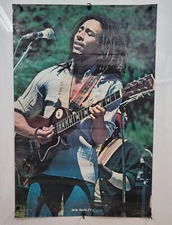 Bob Marley Poster 1977 On Stage Reggae Music 23x35 Vintage Original One Stop USA