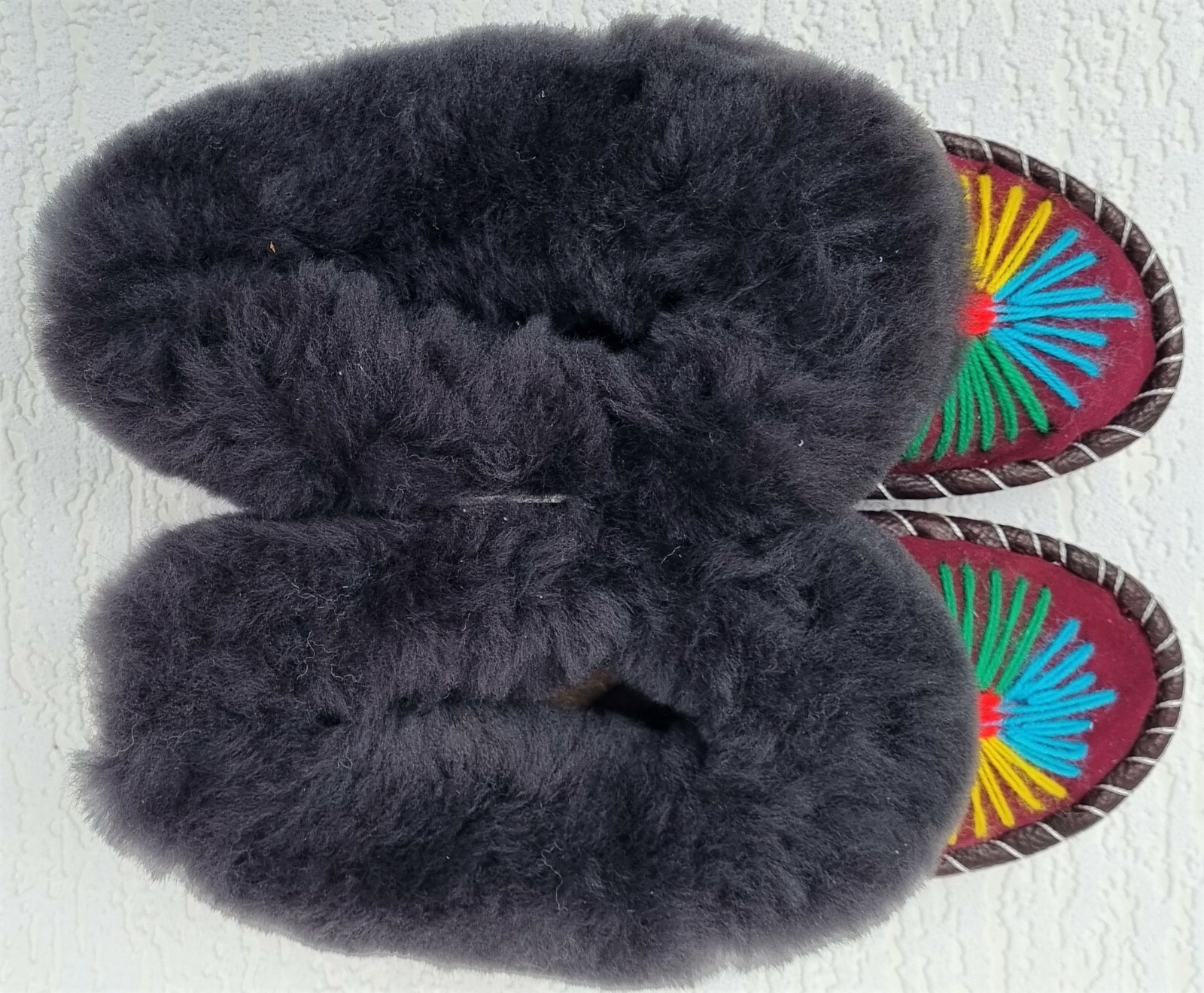 APL PELLICCIA DI AGNELLO calde PELLICCIA n.36 NUOVE pelle di pecora pelle (540 1222) fatte a mano