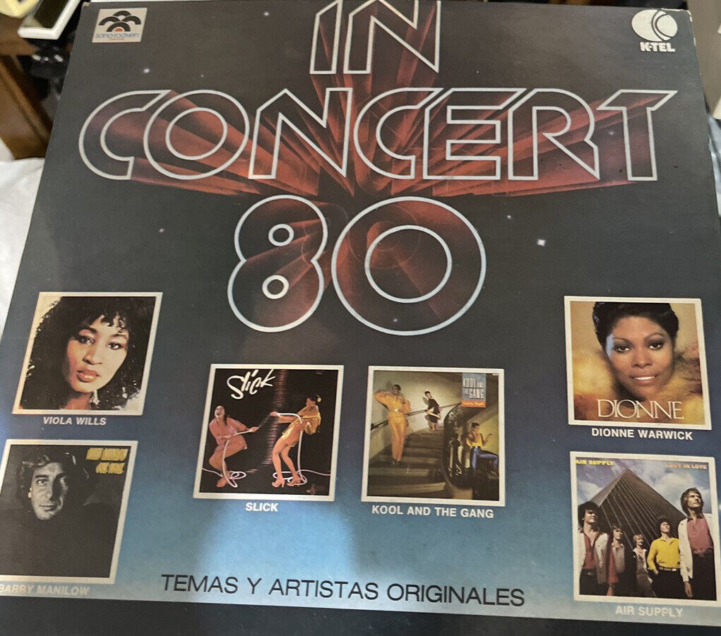 In Concert 80 [1980] Vinyl LP Disco Ballad Soft Rock Blondie Slick Toto Odyssey
