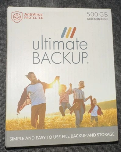 Ultimate Backup Solid State Drive 500GB Purple BRAND NEW FACTORY SEALED