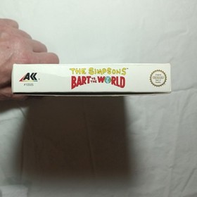 Bart Vs The World Simpsons NES Game Complete Boxed
