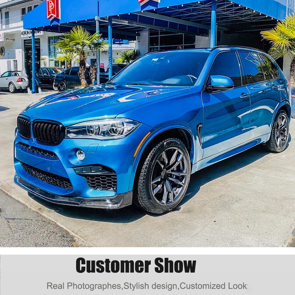 Fit For BMW F85 X5M F86 X6M 2014-2018 Carbon Fiber Front Bumper