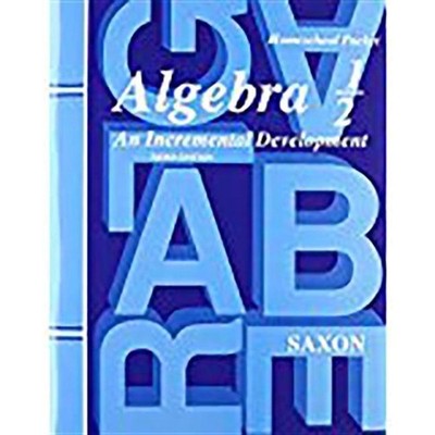 Saxon Algebra 1/2 Answer Key & Tests Third Edition by Saxon (English) Paperback
