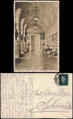 Ansichtskarte Weimar Stadtschloss Wohnräume Galerie 1929