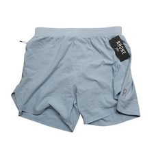 Rhone Extra Mile Shorts Mens Medium Arctic Blue Lined Athletic Running 5 Inseam