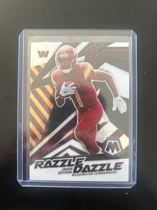 2022 Panini Mosaic Razzle Dazzle Jahan Dotson Rookie Commanders #RD-29 CASE HIT