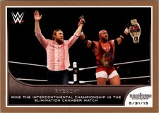 2016  WWE Road Wrestlemania Bronze #40 Ryback Wins Intercontinental Championship