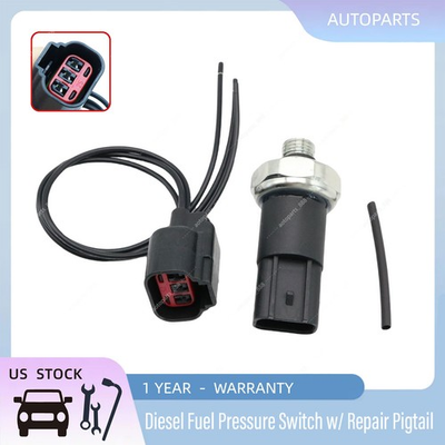 #ad #ad Fuel Pressure Sensor with Repair Wiring Pigtail for 11 16 6.7L Ford BC3Z 9S599 C $21.29