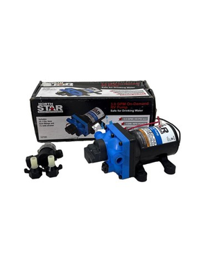 #ad NorthStar 12 Volt On Demand RV Potable Water Pump 3.0 GPM 1 2in. NPS M Ports $69.95