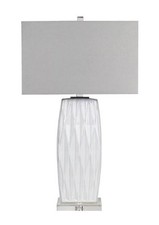 BRAND NEW Set of 2 Crystal Grey Table Lamps still in the Box