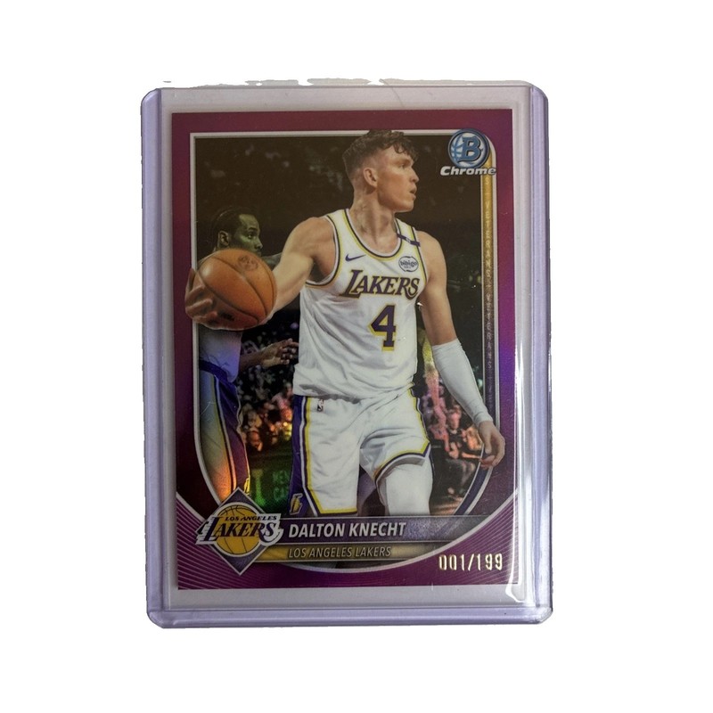 Topps 2025 Dalton Knecht Bowman Chrome /199 First on Print (BCV-194)
