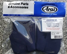 Genuine Arai Cheek Pad Corsair-X/Quantum-X/Signet-X/RX-7V/RC,QV-Pro - NEW Retail