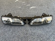 1997-1998 Nissan 240sx S14 Kouki USDM Glass Headlight LH RH Set
