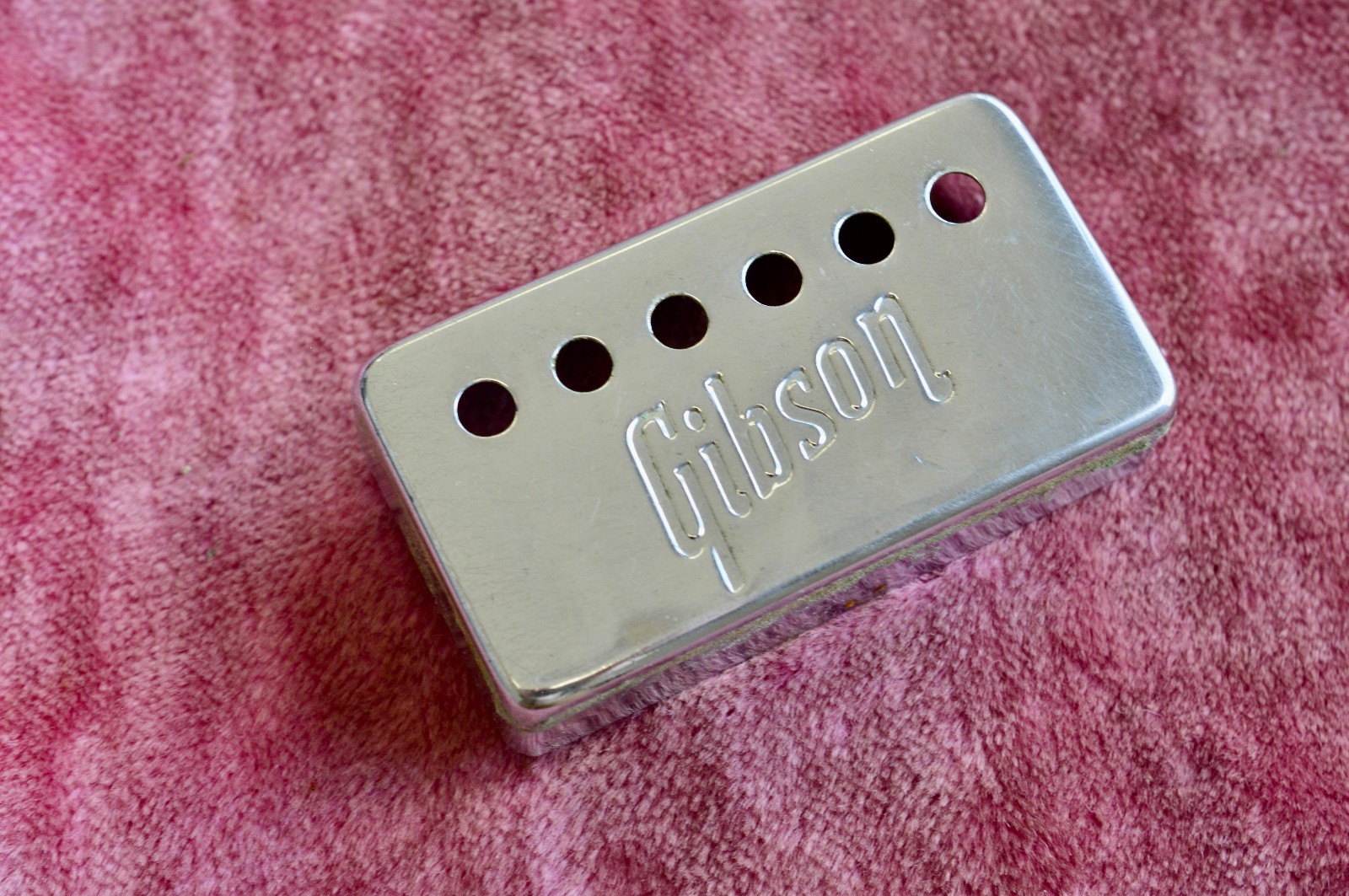 Vintage 1970s Gibson Embossed PAF Humbucking Neck Pickup Cover 1972 1973 335