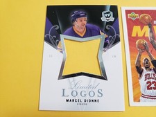 Marcel Dionne LA Kings 2007 - 2008 UD The Cup Limited Logos Blank Back