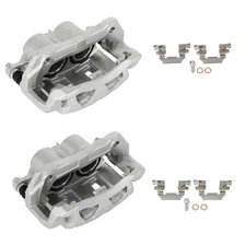 For 10-11 Honda Accord Crosstour Front Left Right Brake Calipers w/ Bracket Pair