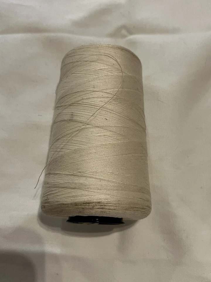 Repreve PC Polyester Sewing Thread Amarillo / Yellow AND Natural Thread Vintage - Image 2 of 4