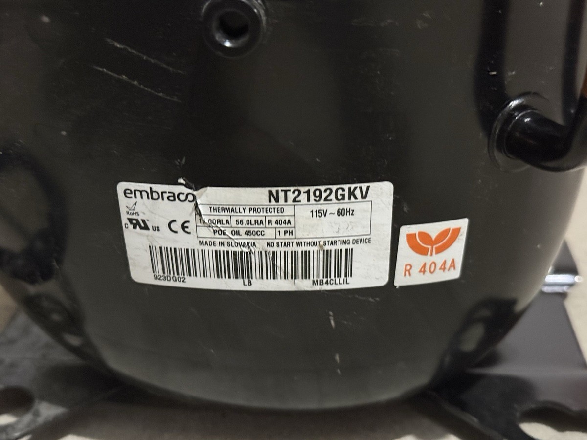 Embraco NT2192GKV, 115V 1 PH R404a 1-1/4 HP Compressor NEW | eBay