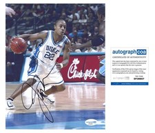 Jay Williams AUTOGRAPH Signed Duke Blue Devils Basketball 8x10 Photo ACOA