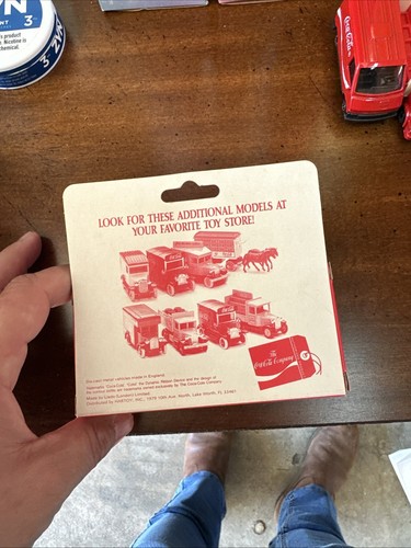 Vintage 1979 Die-Cast Metal Coca-Cola Red Delivery Truck NIB Hartoy. TB64 - Picture 4 of 6