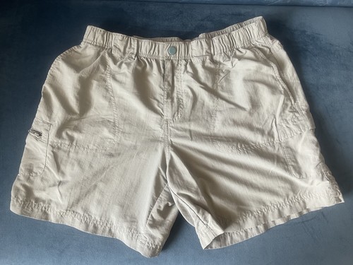 Columbia Womens M Cargo Shorts Nylon 6" Sandy River UPF Pockets Lightweight EUC