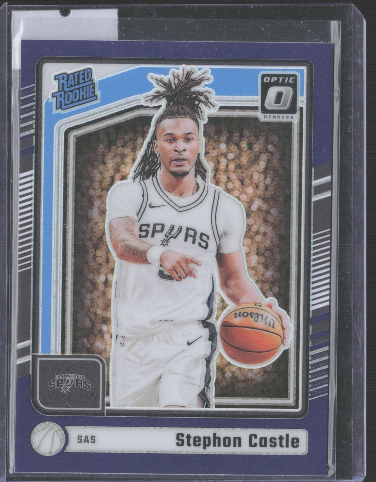 Stephon Castle 2024-25 Donruss Optic Purple Shimmer #254 RC