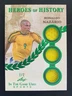 2025 Leaf In The Game Used Heroes Of History Green Ronaldo Nazario 1/2 Jersey