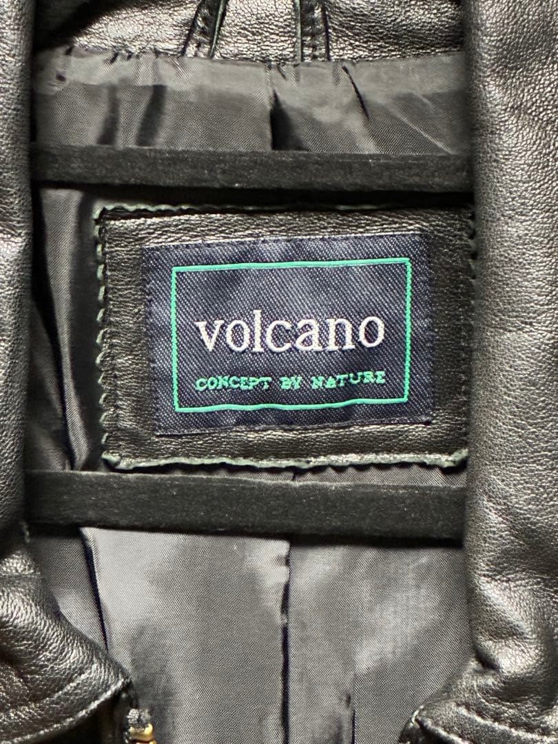 volcano black leather jacket - image 4