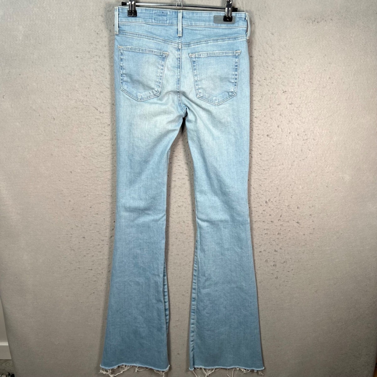 AG Adriano Goldschmied 25 The Janis High Rise Flare Jeans Light 