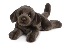 Ganz Classic Chocolate Lab Dog Plush Toy 10" NEW