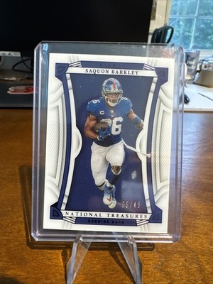 2022 Panini Saquon Barkley National Treasures #5/49