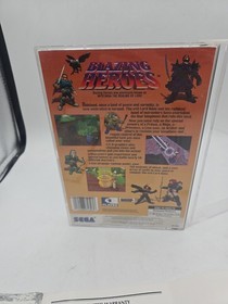 Blazing Heroes Sega Saturn Disc Game Complete In Box 1996 Authentic Working