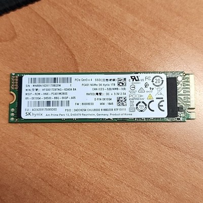 Hynix PC401 1TB HFS001TD9TNG Dell 0X10G4 NVME SSD