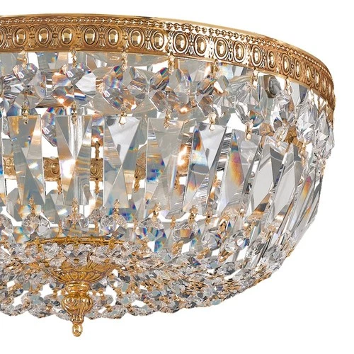 Crystorama Lighting - Three Light Ceiling Mount - Ceiling Mount - 3 Light Flush - Picture 2 of 4