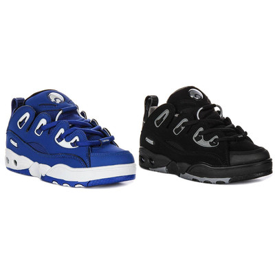 Osiris D3 E Flex Lace Up Toe Cap Womens Sneakers In Black Grey US 5 - 13