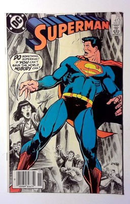 Superman #413 (1985) DC Comics Newsstand 1st Print Comic