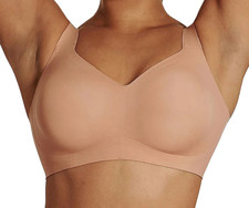  98 Evelyn  Bobbie The Beyond Wireless Bra, Pink Himalayan Salt, Size Small