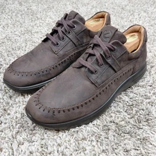 ECCO Seawalker Shoes Mens 43 EU 9-9.5 US Brown Leather Casual Walking Comfort
