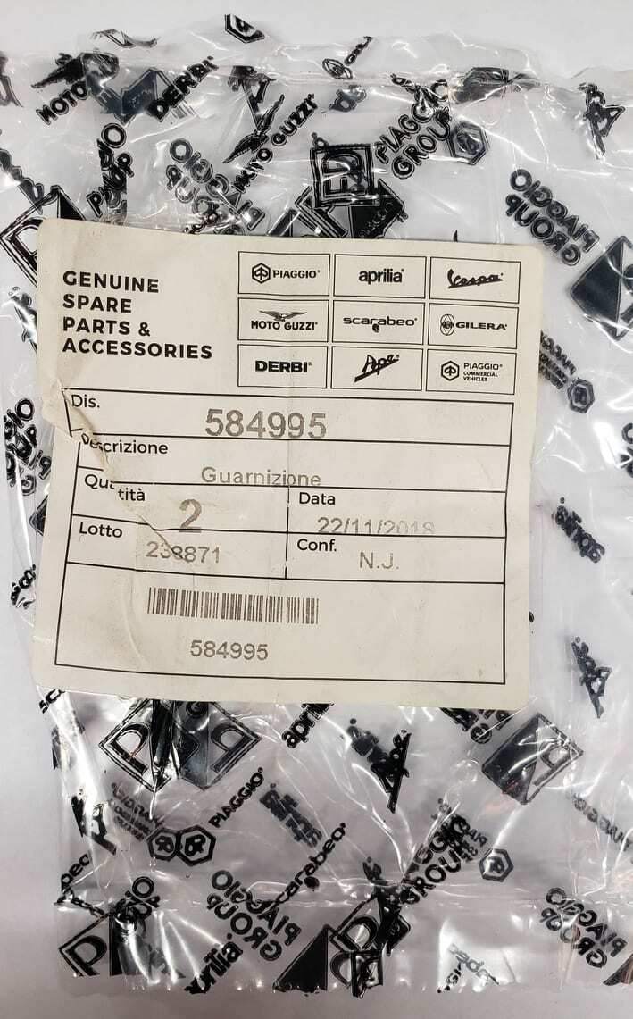 Gasket PIAGGIO reflector drilling holes, rear, left /right, or