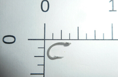 100 Mustad #12 FLY Fishing SCUD TYPE Hooks O'Shaughnessy CADM. & TIN RINGED 7876