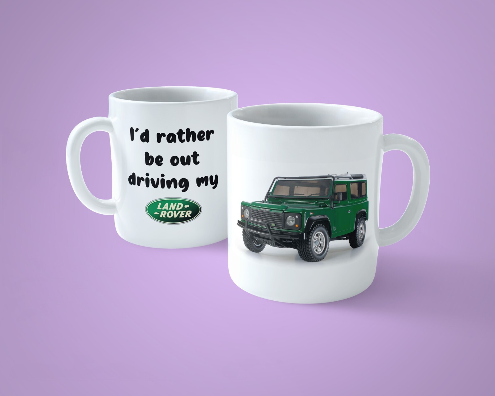 Land Rover (Green) Mug 05