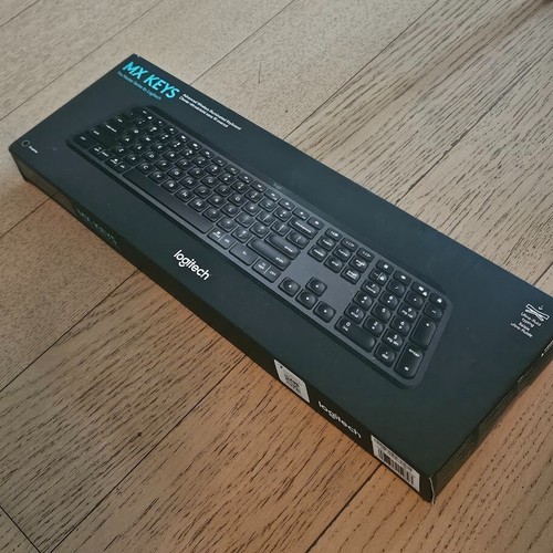 NEW Logitech MX Keys Advanced Wireless Illuminated Keyboard – Graphite (Black) - Photo 2/10