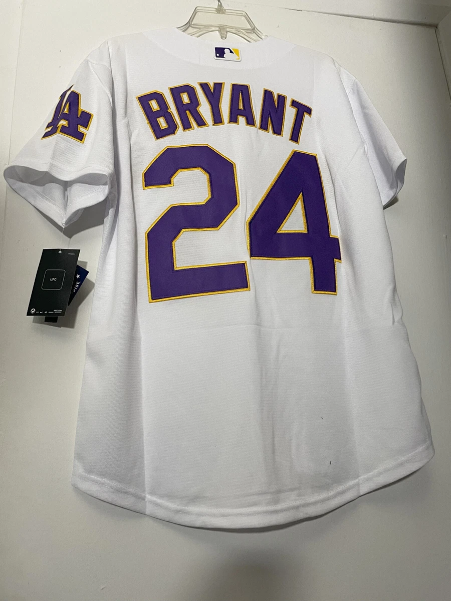 KOBE BRYANT LA DODGERS MEMORIAL PATCH JERSEY 8/24 Xl