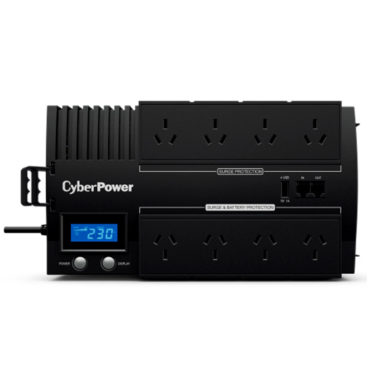 CyberPower 1200VA UPS BR1200ELCD 8 Outlet Uninterruptible Power Supply