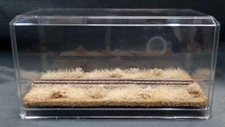 HOn3 SCALE  9"  SINGLE TRACK  DISPLAY CASE - DESERT SCENE- FOR ANY HOn3 TRAINS